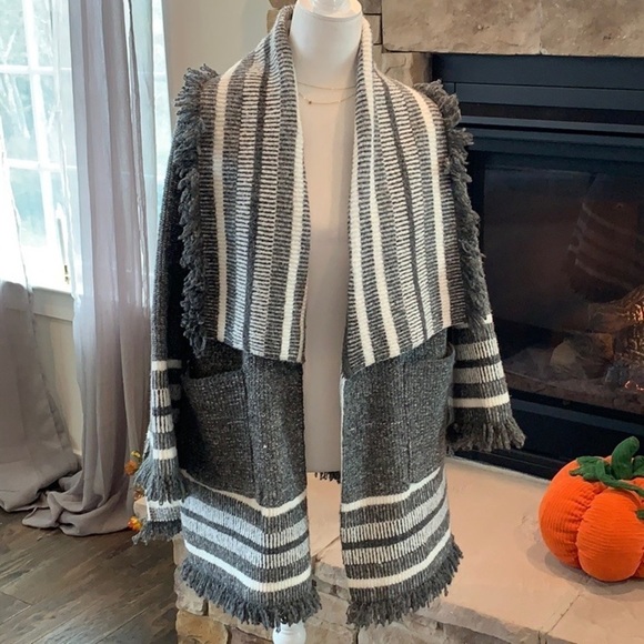 ANTHROPOLOGIE Saturday Sunday Oversized Chunky Knit Kimono Cardigan OS NEW - Picture 5 of 9